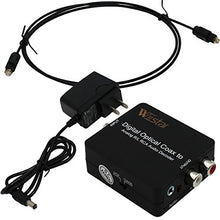 Load image into Gallery viewer, Optical SPDIF Toslink/Coaxial Digital to Analog Audio Decoder Converter with PCM, 5.1 Digital &amp; DTS Support
