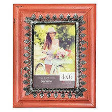 Load image into Gallery viewer, Boho Tangerine/Black Frame 4x6 by Pinnacle - 4x6
