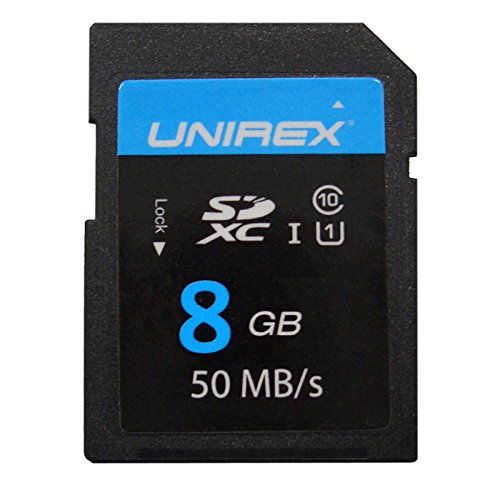 UNIREX MEMORY Unirex SDHC Card 8GB Class 10 (UHS-1) Memory Card