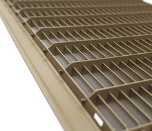 Load image into Gallery viewer, 8&quot; X 24&quot; Floor Grille - Fixed Blades Air Grill - Brown [Outer Dimensions: 9.75 X 25.75]
