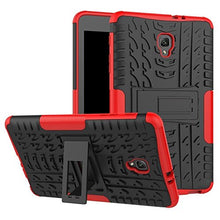 Load image into Gallery viewer, Galaxy Tab A 8 2017 Case, High Impact Hybrid Drop Proof Armor Defender Full-body Protection Case Convertible Built in Stand For SamSung Galaxy Tab A 8.0&quot; SM-T380/T385 2017 Tablet-Black Red
