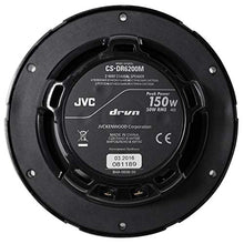 Load image into Gallery viewer, JVC CS-DR6200M Marine Speaker 6.5&quot; 2-Way Black

