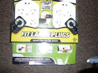 360 Electrical Rotating Outlets Surge Protector, 2-Pack