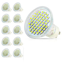 Mengjay 10 Pcs GU10 LED Bulbs Light 2.5W 110V SMD 2835 48LEDs 270LM Spotlights Cool White LED Downlight