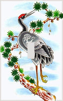 Crane in Tree Switchplate - Switch Plate Cover