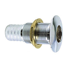 Load image into Gallery viewer, Perko 3/4&quot; Thru-Hull Fitting f/ Hose Chrome Plated Bronze MADE IN THE USA
