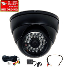 Load image into Gallery viewer, VideoSecu Built-in 1/3&#39;&#39; Effio CCD Day Night Outdoor IR CCTV Security Camera 700TVL 28 Infrared LEDs Wide Angle High Resolution Vandal Proof with Cable and Power Supply 1ZG
