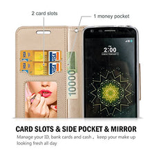 Load image into Gallery viewer, Procase Lg G6 Wallet Case For Women, Premium Leather Flip Folio Kickstand Case With Card Holder Wris
