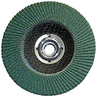 Shark F480Z 4-Inch by 0.625-Inch Zirconia Flap Disc with Type 27, Grit-80