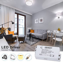 Load image into Gallery viewer, YAYZA! LED Driver 12V 30W, 100-240V to 12V Transformer, IP44 2.5A Low Voltage Power Supply, AC to DC Adapter, PSU Constant Voltage for LED Strip Lights, Cabinet Lights, LED Bulbs
