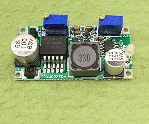 2 pcs lot with charging instructions LED drive constant current charging 60V step-down power supply module LM2596HV