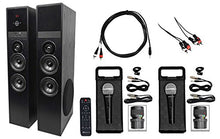 Load image into Gallery viewer, Rockville All-in-one Bluetooth Home Theater/Karaoke Machine System w/(2) Mics
