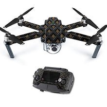 Load image into Gallery viewer, MightySkins Skin Compatible with DJI Mavic Pro Quadcopter Drone - Black Wall | Protective, Durable, and Unique Vinyl Decal wrap Cover | Easy to Apply, Remove, and Change Styles | Made in The USA
