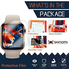 Load image into Gallery viewer, Skinomi TechSkin [6-Pack] (Slim Design) Clear Screen Protector for Apple Watch Series 4 (40mm) Anti-Bubble HD TPU Film
