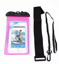 Load image into Gallery viewer, Adoretex Sport Waterproof Case Cell Phone Pouch Dry Bag Pocket with Armband, 6&quot;(WP-04) - Rose
