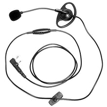 Load image into Gallery viewer, Kenwood KHS-25 D-Ring Ear Hanger with PTT and Boom Microphone
