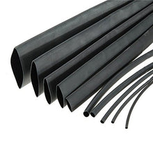 Load image into Gallery viewer, 4 FEET BLACK 3/16&quot; 5mm Polyolefin 2:1 Ratio Heat Shrink Tubing
