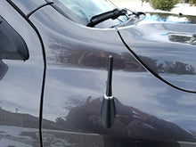 Load image into Gallery viewer, AntennaMastsRus - Made in USA - 4 Inch Black Aluminum Antenna is Compatible with GMC Sierra 3500 (1985-2005)
