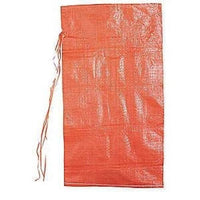 Orange 21 Bags Of Polypropylene Sand Bags With Ties & UV Protection
