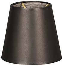 Load image into Gallery viewer, Royal Designs CS-954-6BLK 6&quot; Parchment Empire Chandelier Lamp Shade, Black
