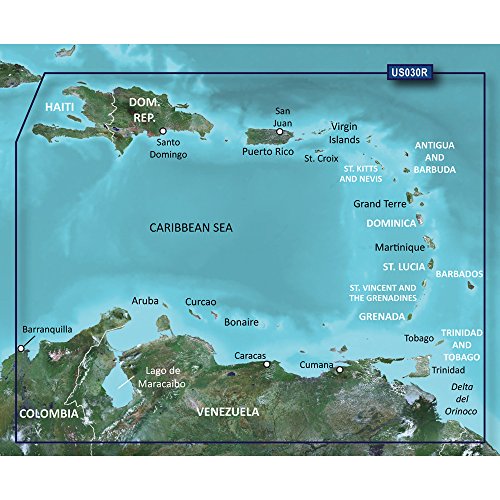 Garmin vus030r southeast caribbean sd card over $150