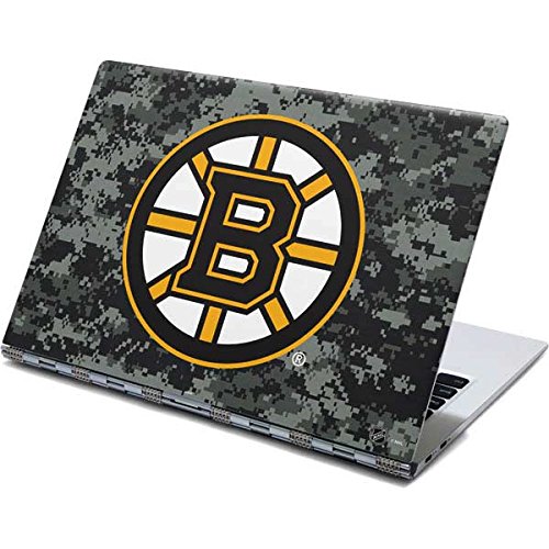 Skinit Decal Laptop Skin Compatible with Yoga 910 2-in-1 14in Touch-Screen - Officially Licensed NHL Boston Bruins Camo Design