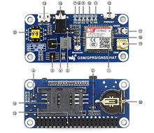 Load image into Gallery viewer, GSM/GPRS/GNSS Bluetooth HAT Expansion Board GPS Module SIM868 Compatible with Raspberry Pi 2B 3B Zero Zero W Support Make a Call,Send Messagess,DataTransfer IOT
