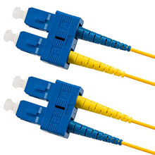 Load image into Gallery viewer, 1M Singlemode Duplex Fiber Optic Cable (8.25/125) - SC to SC

