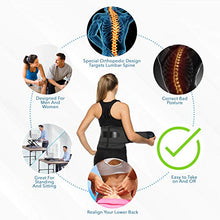 Load image into Gallery viewer, MODVEL Lower Back Lumbar Support Brace for Men &amp; Women | Breathable Fabric with Lumbar Pad | Relieving Back Pain | Great for Employees at Work, Desk Jobs, Standing Jobs (Regular (28&quot; - 43&quot;))
