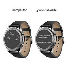 Load image into Gallery viewer, (2 Pack) Supershieldz Designed for Samsung Galaxy Watch (46mm) and Gear S3 Frontier Tempered Glass Screen Protector, Anti Scratch, Bubble Free
