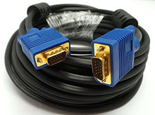 Load image into Gallery viewer, yan 100FT 15 PIN Blue Connector SVGA VGA Adapter Monitor Male Cable Cord for PC TV
