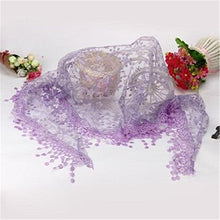 Load image into Gallery viewer, Newborn Boy Girl Photography Props Newborn Wraps Baby Photo Shoot Outfits Wrap Lace Yarn Cloth Blanket(purple)
