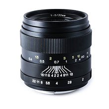 Load image into Gallery viewer, Oshiro 35mm f/2 LD UNC AL Wide Angle Full Frame Prime Lens for Olympus OM-D E-M1, E-M5, E-M10, Pen E-PL7, E-P5, E-PL5, E-PM2, E-P1, P2, PL1, PL1s and PL2 Micro Four Thirds Digital Cameras (EOS-M43)
