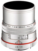 Load image into Gallery viewer, Pentax SMCP-DA 35mm f/2.8 HD Macro Limited Lens - Silver
