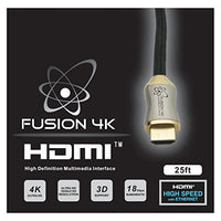 Fusion4K High Speed 4K HDMI Cable (4K @ 60Hz) - Professional Series (25 Feet)