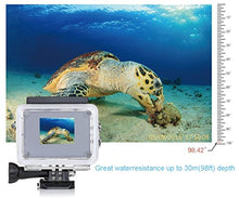 Load image into Gallery viewer, TEKCAM Action Camera Waterproof Housing Case Compatible with AKASO EK7000 EK5000/Remali Capture Cam/Vemont Action Camera Replacement Professional Housing Case Underwater Shell
