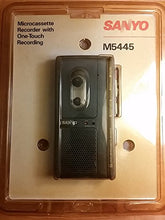 Load image into Gallery viewer, Sanyo M5445 Microcassette Recorder with One-Touch Recording
