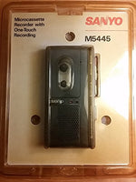 Sanyo M5445 Microcassette Recorder with One-Touch Recording