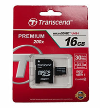 Load image into Gallery viewer, New Transcend 16GB Class10 Micro SDHC Flash Memory Card TS16GUSDHC10
