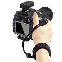 Load image into Gallery viewer, Maveek Braided 550 Paracord Adjustable Camera Wrist Strap/Bracelet for Video Camcorder,Binoculars and Nikon/Canon/Sony/Pentax/Minolta/Panasonic/Olympus/Kodak/SLR/DSLR Digital Cameras
