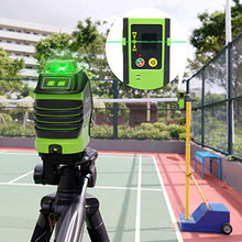 Load image into Gallery viewer, Huepar Self-Leveling Green Laser Level Cross Line with 2 Plumb Dots Laser Tool -360-Degree Horizontal Line Plus Large Fan Angle of Vertical Beam with Up &amp; Down Points -Magnetic Pivoting Base 621CG
