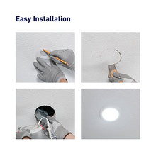 Load image into Gallery viewer, LED FANTASY 4-Inch 9W 120V Recessed Ultra Thin Ceiling LED Panel Downlight Light Dimmable Retrofit Slim Wafer IC Rated ETL Energy Star 750 Lumens 5000K (Daylight)
