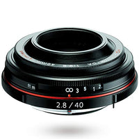 PENTAX Limited Lens Pancake Standard Single-Focus HD PENTAX-DA40mmF2.8 Black K Mount APS-C Size 21390