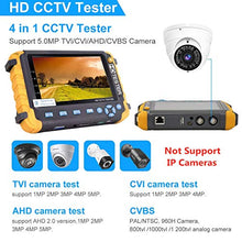Load image into Gallery viewer, 5 Inch 4 in 1 CCTV Monitor Tester, AHD/TVI/CVI/CVBS Coaxial Analog Video Monitor Tester, UTP/PTZ Cable Test for 1080P/3MP/4MP/5MP Analog Security Camera, VGA DC12V Output Camera Portable CCTV Tester
