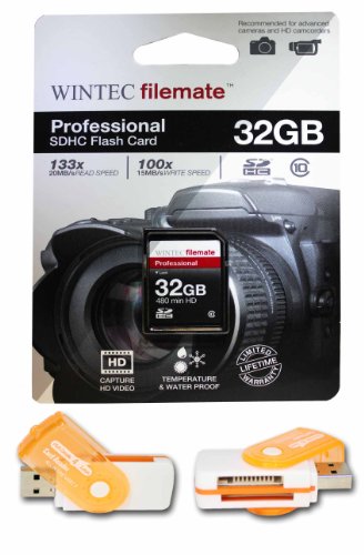 32GB Class 10 Memory Card SDHC High Speed 20MB/Sec. Blazing Fast Card Forrket For KODAK EASYSHARE CAMERA Z 915 Z 950 Z 980 Z 981. A free Hot Deals 4 Less High Speed all in one Card Reader is included.
