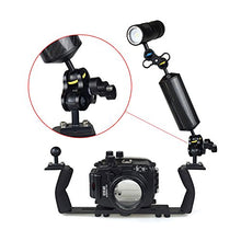 Load image into Gallery viewer, Sea frogs 8&quot; / 20.5 cm D60mm Carbon Fiber Underwater Float Arm for Video Light/Strobe mounting
