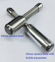 2 Diameter Waterproof IP68 23mm Stainless Steel Camera Heads with skids