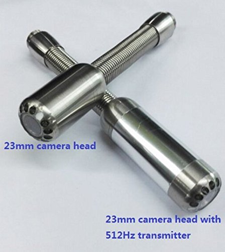 2 Diameter Waterproof IP68 23mm Stainless Steel Camera Heads with skids