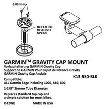 Load image into Gallery viewer, K-Edge Gravity Cap Garmin Mount (Black)
