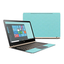 Load image into Gallery viewer, MightySkins Skin Compatible with HP Spectre 13&quot; (2016) wrap Cover Sticker Skins Turquoise Chevron
